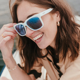 These floating sunglasses are the ultimate plus-one for pool parties and I'M ON A BOAT moments. Featuring light blue Tidal G frames and blue reflective water-repellent lenses, you'll look like a paddleboarding pro!

These amazing shades are the real deal. Super-stylish  perfect for all your adventures! Be the envy of your friends this summer season!
