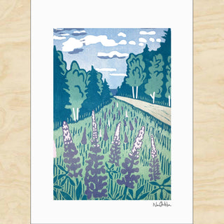 A Morning in June Blank Greeting Card