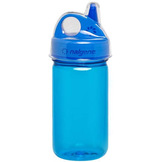 Nalgene 12oz Kids Grip-N-Gulp Sustain Bottle - 50% Recycled: Blue (w/ Cover)
