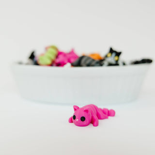 Tiny 3D Printed Pocket Cat Fidgets