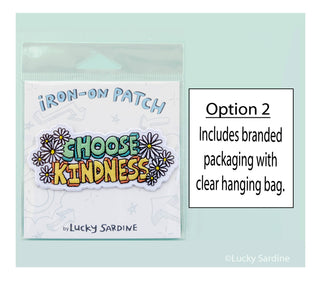 Choose Kindness Daisy Flower, Kind Embroidered Iron-On Patch: No (Loose Patches)