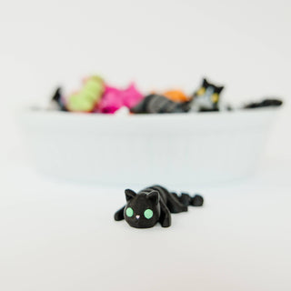 Tiny 3D Printed Pocket Cat Fidgets
