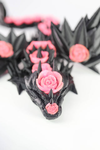 Medium 3D Printed Dragons with Wings – Assorted Colors