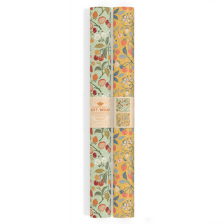 Recyclable Gift Wrap / Wrapping Paper: Strawberries: Plastic Wrapped