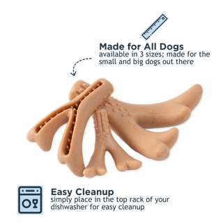 Peanut Butter-Scented Antler Chew Dog Toy - Large