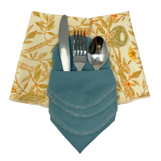 These eco-friendly, reusable napkins add charm to any home, picnic, boat or cabin.
High quality, soft 100% flannel cotton
Generously Sized 14" x 14" All Purpose Towel
6 Per Pack

Great for zero waste households, wedding &amp; housewarming gifts