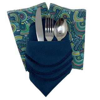 These eco-friendly, reusable napkins add charm to any home, picnic, boat or cabin.
High quality, soft 100% flannel cotton
Generously Sized 14" x 14" All Purpose Towel
6 Per Pack

Great for zero waste households, wedding &amp; housewarming gifts