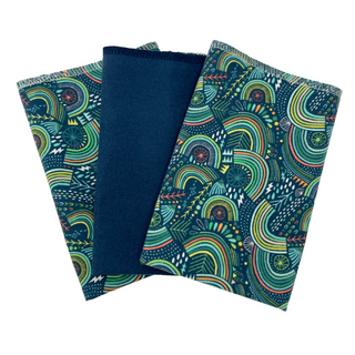 These eco-friendly, reusable napkins add charm to any home, picnic, boat or cabin.
High quality, soft 100% flannel cotton
Generously Sized 14" x 14" All Purpose Towel
6 Per Pack

Great for zero waste households, wedding &amp; housewarming gifts