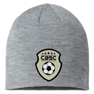 CBSC Preorder - Grey Beanie with Woven Patch