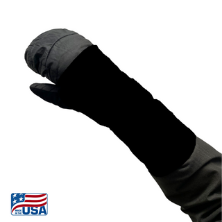 Black Original Snow Sleeves Wrist Gaiters