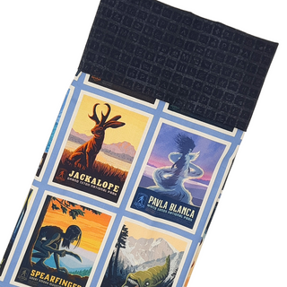 This pillowcase is a perfect gift for the National Parks enthusiast that has everything. Kids love it too.  One pillowcase Standard Size measures 30" x 20" Available in two color options Washing Instructions: Machine Wash Cold/Tumble Dry Low Features National Parks Signs print on cuff and cryptozoology print on body  Made in Wisconsin, USA of imported materials