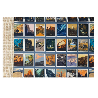 Brighten up your favorite sleep space with a beautiful, soft pillowcase.  This pillowcase is a perfect gift for the National Parks enthusiast in your life.  Standard Size measures 30" x 20" One pillowcase Washing Instructions: Machine Wash Cold/Tumble Dry Low Product designed and sewn by&nbsp;AdventureUs in Northern Wisconsin  Materials: 100% cotton&nbsp;Riley Blake Designs™ National Parks Badges fabric