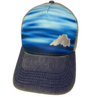 Flexible fit designed to fit almost any adult head, this hat has an adjustable strap closure in the rear.&nbsp;  Mesh cap crown height: 3.5 in. Brim length: 2.75 in. Brim width: 7 in. (flexible bend)&nbsp; Adjustable from size 6 5/8 to 7 3/8