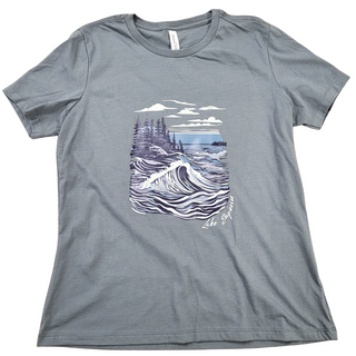 Crashing Waves Lake Superior T-shirt