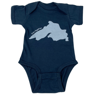 Our Lake Superior Baby Onesie is a delightful way to share your love of this majestic lake with your little explorer. Ideal for gifting or outfitting your own tiny adventurer, this onesie is a must-have. Three-snap closure Conscious Manufacturing: This product was made in a facility that is WRAP certified