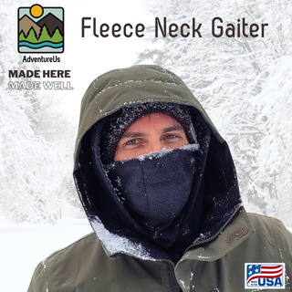 Look good and protect your neck and face from the cold and wind with a super soft Neck Gaiter made in the USA by AdventureUs in Washburn Wisconsin.  Made with high quality, pill-resistant Micro Fleece to keep you warm and dry during cold weather and winter adventures. Neck warmers are a must-have addition to your cold weather layers.