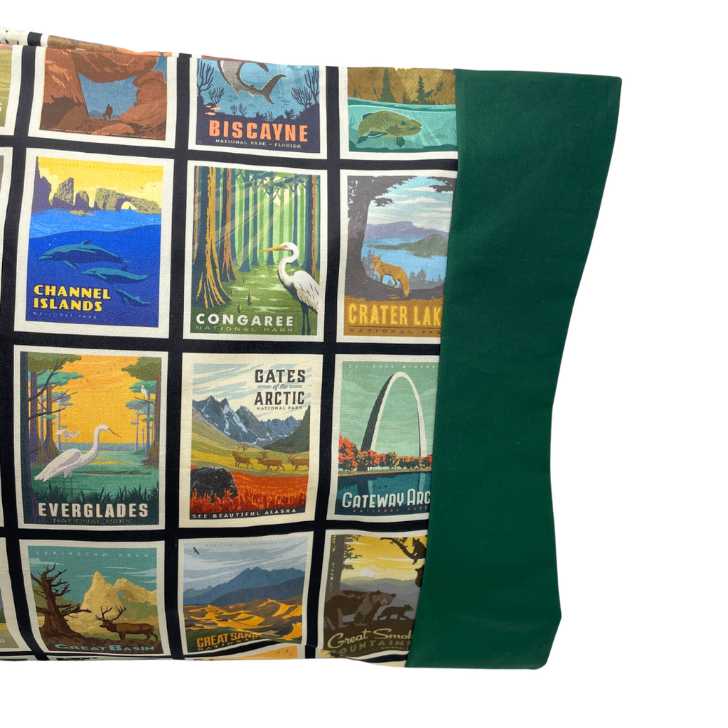 National Parks Posters Pillowcase - 100% Cotton - USA Made – AdventureUs