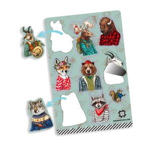 FOREST FRIENDS DAZZITS™ by Rachel Kozlowski - Stick On NOSO Patch