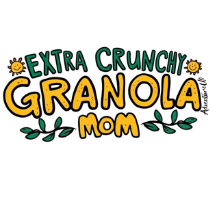 Extra Crunchy Granola Mom - Vinyl Sticker