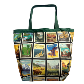 It's easy to ditch the plastic&nbsp;bag with this fun and functional classic market tote.


Great as gifts and as additions to your sustainable lifestyle.
Size: 18" wide x 13.5" tall x 6" gusseted bottom
Materials: 100% cotton with cotton liner and webbing.
Care: Easy wash and dry on normal settings