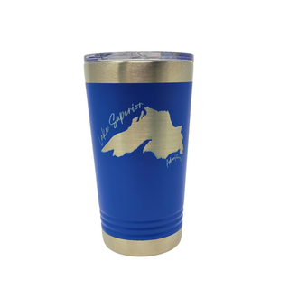 This 20 oz tumbler travel mug featuring Lake Superior is the perfect companion for all your adventures! Whether you’re venturing out of town or simply on your way to work, this tumbler will keep your drinks at the perfect temperature while you explore. Get ready to make some waves!