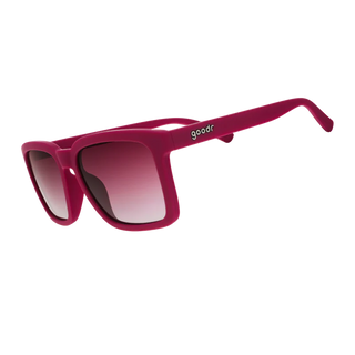 Great sunglasses for kids (~7 years &amp; up) and adults.

POLARIZED: Glare reducing, polarized lenses with UV400 protection against UVA/UVB rays
NO Slip: Special grip coating eliminates slippage while sweating
NO Bounce: Snug and lightweight frame with a comfortable fit to prevent bouncing during high-impact sports
Goodr is also a Member of 1% for the Planet