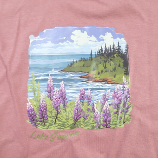 Lupine Shoreline Lake Superior T-shirt