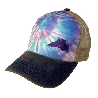 Flexible fit designed to fit almost any adult head, this hat has an adjustable strap closure in the rear.&nbsp;  Mesh cap crown height: 3.5 in. Brim length: 2.75 in. Brim width: 7 in. (flexible bend)&nbsp; Adjustable from size 6 5/8 to 7 3/8