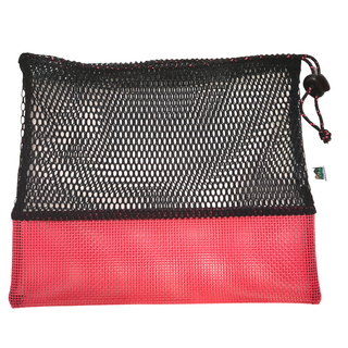 Agate Bag - Mesh Collecting Bag - Pink - Rocks, Mushrooms, Beach Treasures - USA Made