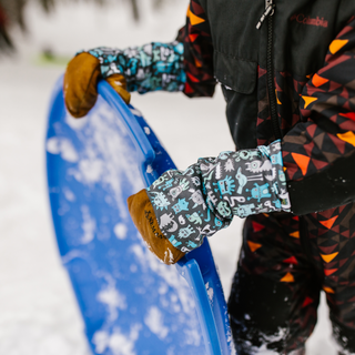 Snow Sleeves® Wrist Gaiters are a fun and functional wrist warmer for kids and adults that can be worn over or under jacket sleeves. These comfortable, unique wrist gaiters keep your wrists warm so that you can play longer.