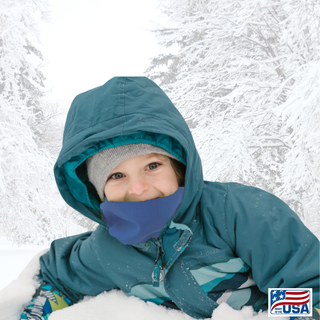 Look good and protect your neck and face from the cold and wind with a Neck Gaiter made in the USA by AdventureUs in Washburn Wisconsin. Made with high quality, pill-resistant Polartec® 200 Series fleece to keep adults and children warm and dry during cold weather and winter adventures. Neck warmers are a must-have addition to your cold weather layers.