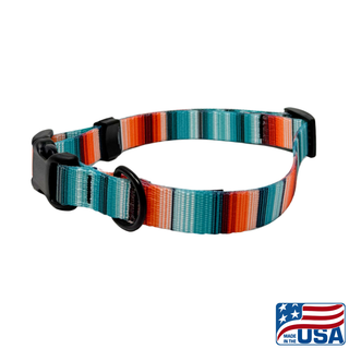 Grab your pup and hit the trail—outdoor adventures together are the ultimate stress-buster and friendship builder. This collar features rugged, heavy-duty webbing and hardware built to withstand every romp and ramble. Proudly crafted right here in Washburn, Wisconsin, it's gear you can trust for all your shared explorations.