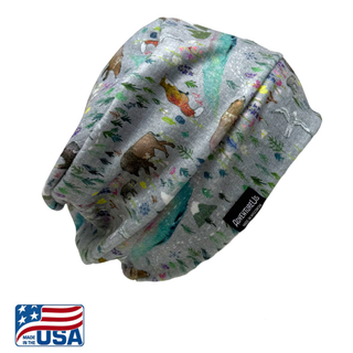 Crafted from ultra-soft, and stretchy Polartec® fleece, this stylish slouchy hat is cozy and perfect for all-activities

Handmade in Washburn, WI – Sewn by the team at AdventureUs, dedicated to high-quality, ethical textile production

Winter Wear – Warm and ultra soft this 7.5oz Polartec® fleece is perfect for winter activities with breathable and quick-drying properties that allow you to stay comfortable.