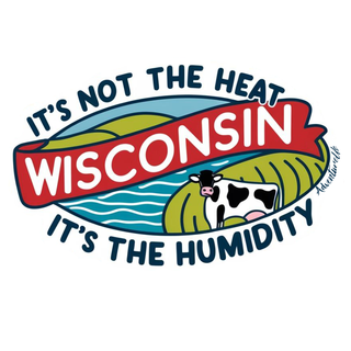 Its not the Heat its the Humidity - Wisconsin Sticker