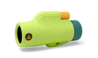 Colorful monocular with nocs logo on a white background