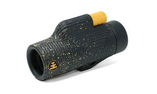No-Matter-What Lifetime Warranty  Designed for Max Grip&nbsp;And Protection IPx4 Water Resistant Wide Field of View (384ft @ 1000yds)&nbsp; Fully Multi Coated Lens + BaK4 Roof Prism Rugged Impact Absorbing Housing + Scratch Resistant Lenses Twist Up Eyecup, compatible with glasses Binoculars