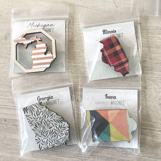 State Collection | Patterned Magnets: Wisconsin