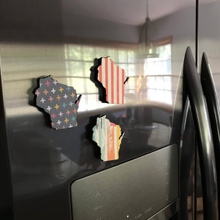 State Collection | Patterned Magnets: Wisconsin