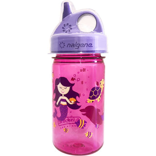 Nalgene 12oz Kids Grip-N-Gulp Sustain Bottle - 50% Recycled: Blue (w/ Cover)
