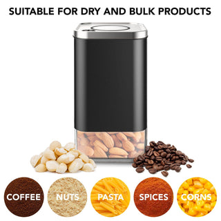 Kaffe Coffee Canister Storage Container Stainless Steel: 16oz