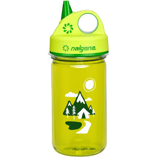 Nalgene 12oz Kids Grip-N-Gulp Sustain Bottle - 50% Recycled: Blue (w/ Cover)