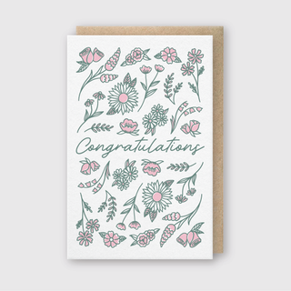 Congratulations Flowers: 5.33x 3.45