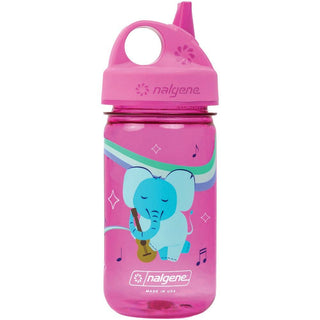 Nalgene 12oz Kids Grip-N-Gulp Sustain Bottle - 50% Recycled: Blue (w/ Cover)