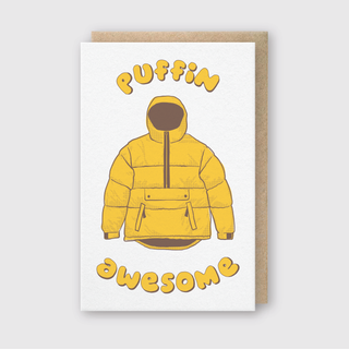 Puffin Awesome: 3.5" x 4.875"