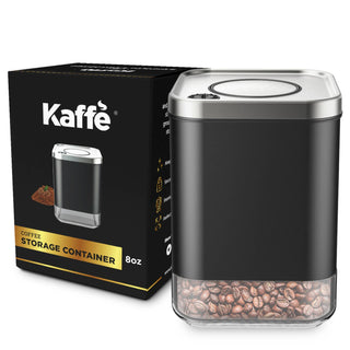 Kaffe Coffee Canister Storage Container Stainless Steel: 16oz