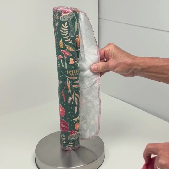 All-Purpose Cloth Napkins | Wildwood Nightfall | Set of 6 | 100% Flannel Cotton | USA Made - Thumbnail 4