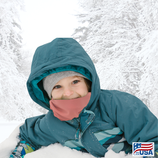 Look good and protect your neck and face from the cold and wind with a Neck Gaiter made in the USA by AdventureUs in Washburn Wisconsin. Made with high quality, pill-resistant Polartec® 200 Series fleece to keep adults and children warm and dry during cold weather and winter adventures. Neck warmers are a must-have addition to your cold weather layers.