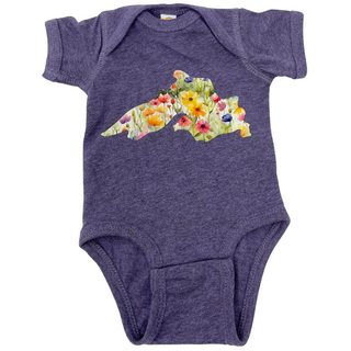 Our Lake Superior Baby Onesie is a delightful way to share your love of this majestic lake with your little explorer. Ideal for gifting or outfitting your own tiny adventurer, this onesie is a must-have. Three-snap closure Conscious Manufacturing: This product was made in a facility that is WRAP certified