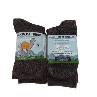 Backpacka Alpaca Socks are perfect for your adventure- Cozy, USA Made, Natural, Made to Last!