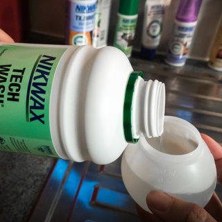 Wash-in cleaner AND waterproofing for softshell clothing.  Great for cleaning and adding water repellency to all softshell clothing with water repellent finishes including Windstopper®, Windbloc® and Schoeller®.